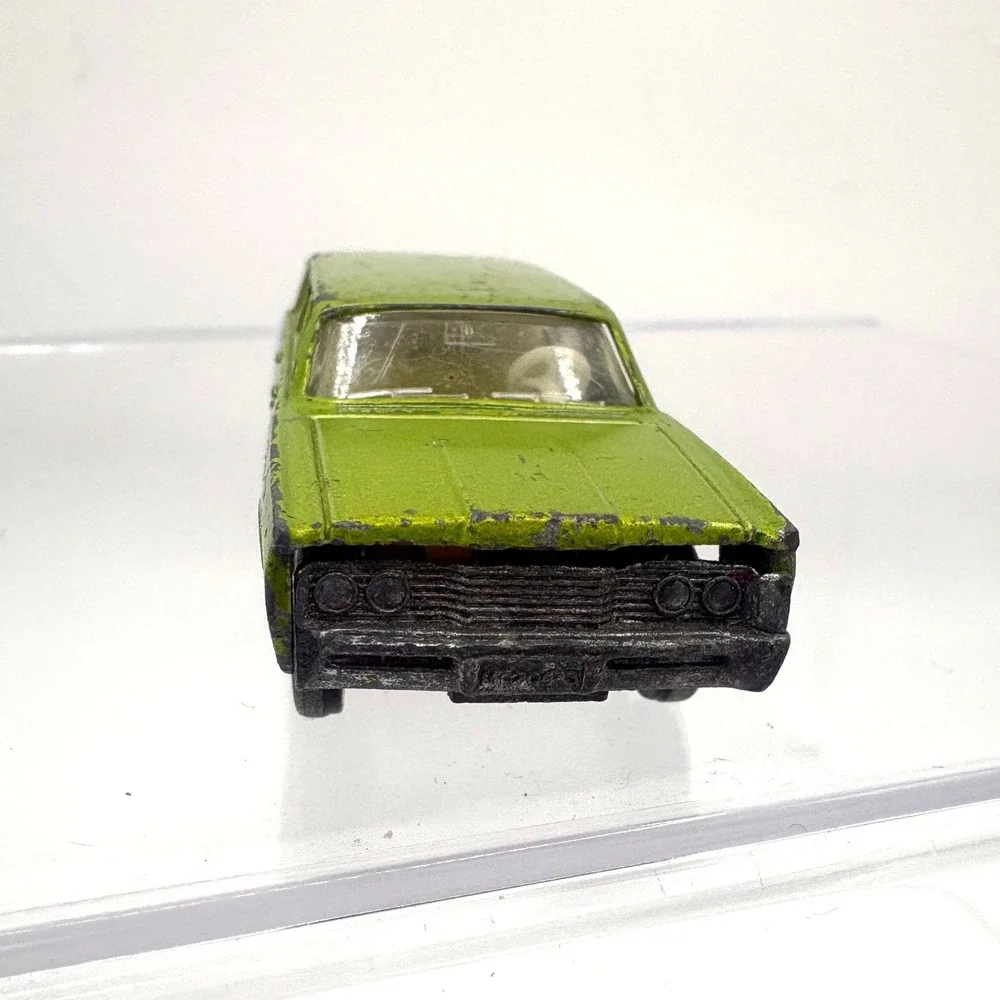 Vintage Matchbox Lesney Superfast No 55 73 Mercury Commuter Wagon Lime Green